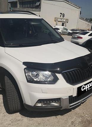 Дефлектор капоту skoda yeti 2013-2017 eurocap 30710413