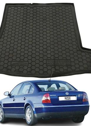 Автомобільний килимок у багажник volkswagen passat b5 1996- (sedan) (avto-gumm)