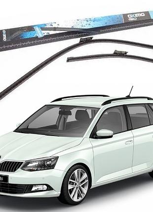 Щетки стеклоочистителя skoda fabia/roomster 07-15 ,кт 2 шт