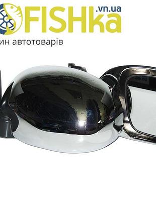 Зеркало vitol боковое 3252b chrome хром на шарнире