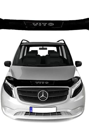 Дефлектор капота на mercedes vito iii (w447) 2014-2022. av-tuning