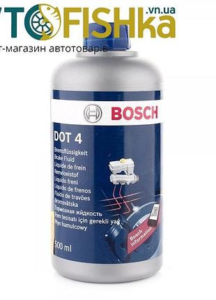 Тормозная жидкость bosch dot 4 0.5л