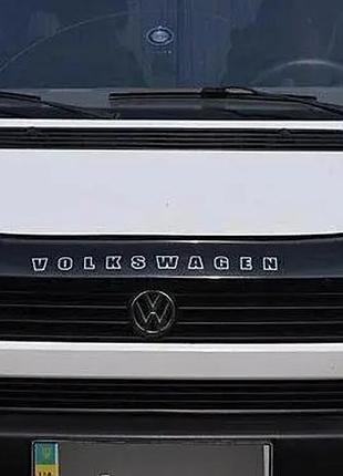 Дефлектор капота на volkswagen t4 1990-2003 av-tuning. мухобойка на volkswagen transporter t4