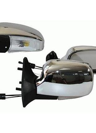 Зеркало боковое зб 3109п/lada samara 08,09,13-15/chrome/led хром/пов (зб 3109п chr/led)