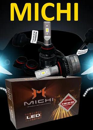Светодиодные лампы led michi hb3 hb4 12v-24v 5500k 5300l