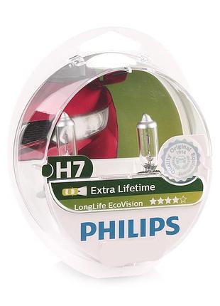 Лампа н7 12v 55 w philips longlife ecovision