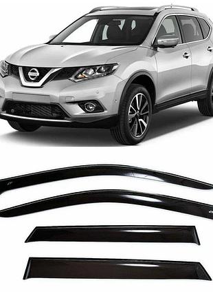 Дефлектори вікон вітровики для nissan x-trail / rogue (t32) 2014- vip китай