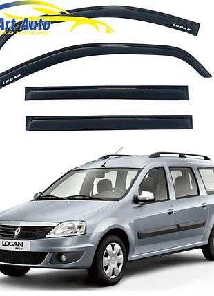 Вітровики renault logan mcv i унив 2004-2013 (скотч) av-tuning