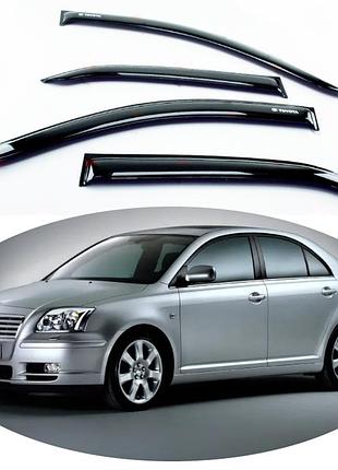 Вітровики toyota avensis сед 2003-2009 (скотч) av-tuning