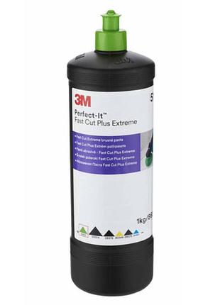 Полироль кузова 3м 51815 паста абразивная одношаговая 1л fast cut plus extreme