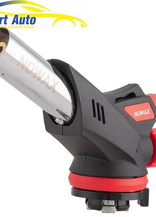 Газовий пальник з п'єзопідпалом nowax nx12390 (поворот 360) сопло ø — 20 мм, довжина — 61 мм керамічний захист.
