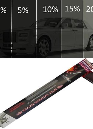 Плівка тонувальна американка "king" 10% 0.75x3m dark black (src антицарапин)