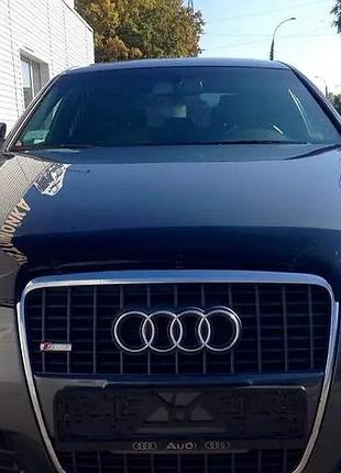Дефлектор капота на audi a6 2005-2011. мухобійка на audi a6