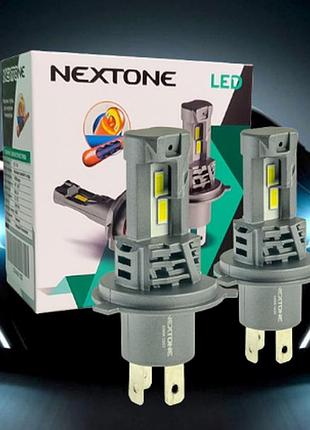Світлодіодні лампи nextone led l7 h4 6000 k 6000 lm 2 шт. комплект