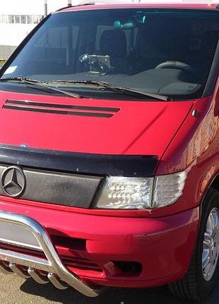 Зимова накладка на решітку радіатора (матова) mercedes vito 1995-2002. заглушка радіатора