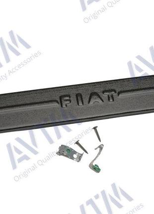Зимняя накладка на решетку (матовая) fiat doblo 2006-2012 (середина).заглушка