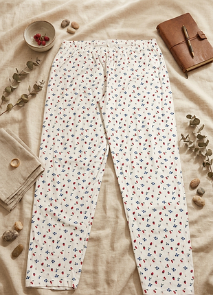 Тоненькие пижамные брюки primark xl