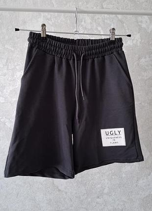 Шорты для спорта шорты двунитка ugly