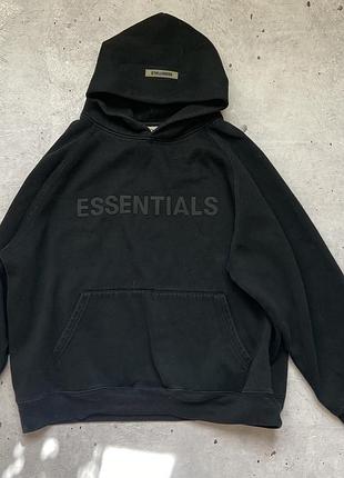 Чорне худі essentials 6