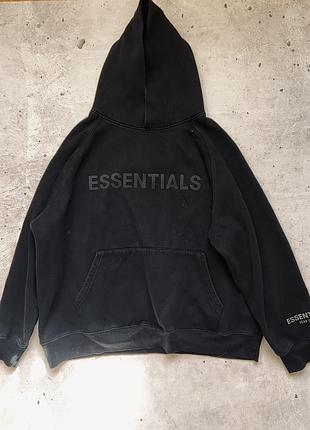 Чорне худі essentials 3