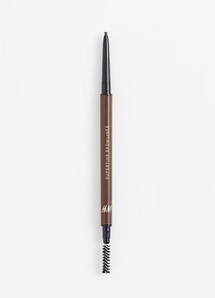 Карандаш для бровей с щеточкой восковый автоматический arabica brown h&amp;m коричневый