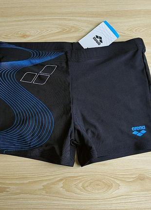 Чоловічі плавки боксери arena m ruffle short black