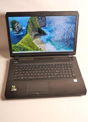 Игровой ноутбук clevo p670rg 17.3" full hd ips, core i7-6700hq (4 ядра/8 потоков),роныx 980m 8 gb, 16 gb ram 1tb hdd 250 gb ssd (sager np8678)
