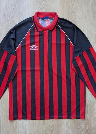 Винтажная футбольная футболка на длинный рукав umbro л