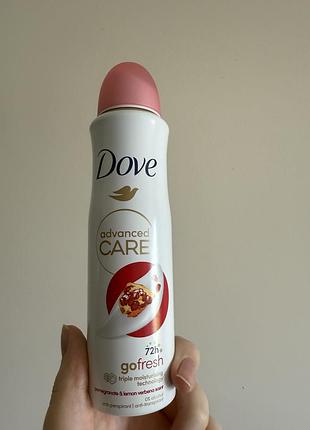 Антиперспірант аерозоль "пробудження почуттів", 72 години  dove go fresh pomegranate & lemon verbena