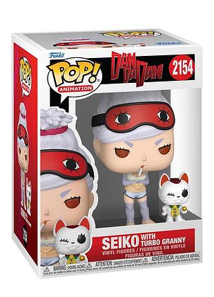 Ігрова фігурка funko pop! серії дандадан — сейко та турбо-бабка