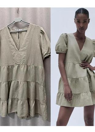 Міні сукня сарафан zara