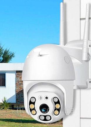 Уличная ip камера видеонаблюдения с удаленным доступом camera cam 6 wifi 360/90 2,0mp / поворотная ip камера