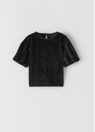 Блуза кофта ошатна оксамит зара zara