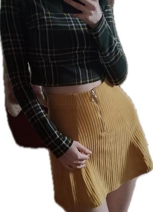 Вельветова спідниця pull&bear 5