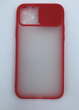 Чохол зі слайд-камерою для iphone 11 pro (5,8) червоний