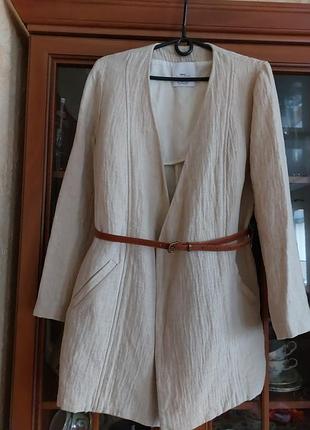 Жакет жіночий фірма mng suit collection,  56% льон, 44% котон