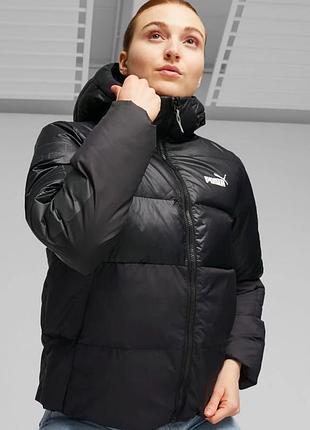 Куртка женская| puma power hooded jacket black| 675374-01