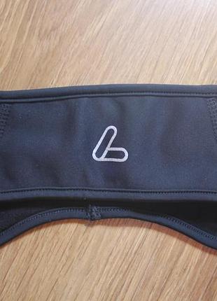 Унисекс спортивная повязка на голову löffler mono flaps