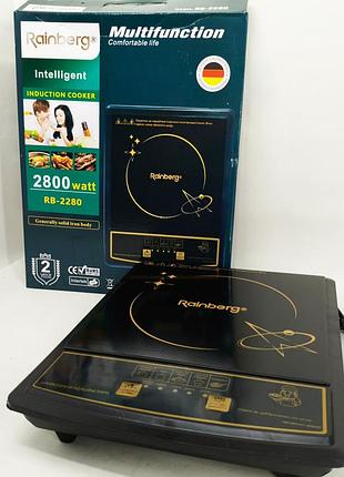 Индукционная плита rainberg rb-2280 2800вт настольная