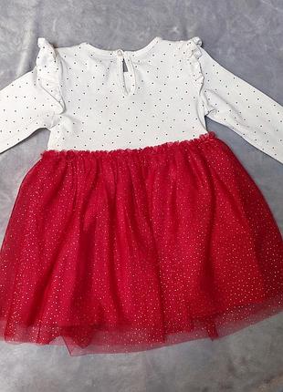 Платье primark для девочки p.9-12m. 2