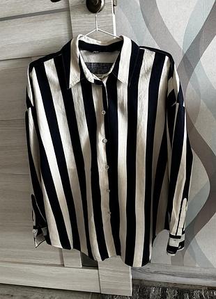 Лляна сорочка zara