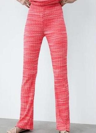 Брюки в рубчик zara