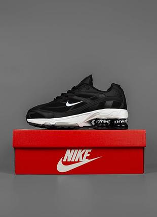 Мужские кроссовки nike shox ride 2 supreme black white