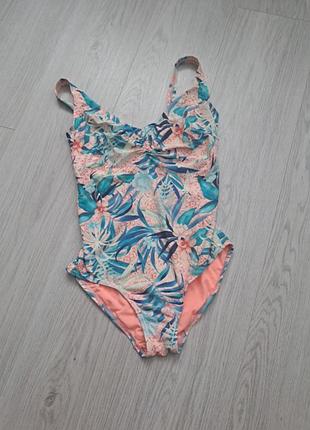 Слитный разноцветный купальник
m&amp;s 75h /l