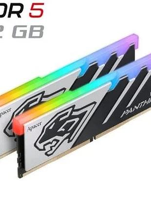 Комплект: новая оперативная память для пк apacer panther rgb / 32 gb (2x16 gb) / pc5-44800 / ddr5 / 5600 mhz