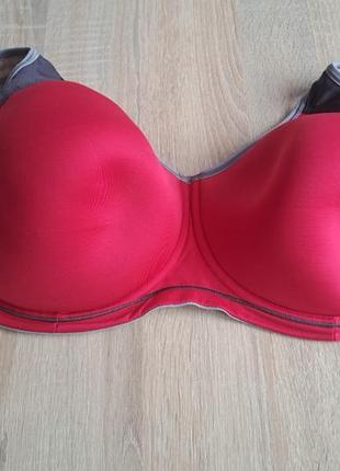 Спортивный бюстгальтер красного цвета freya 85g