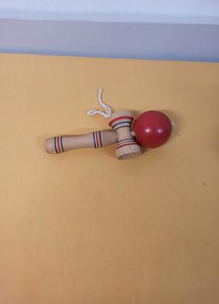 Игрушка kendama (кеndама) деревянная классическая - антистресс для детей и взрослых