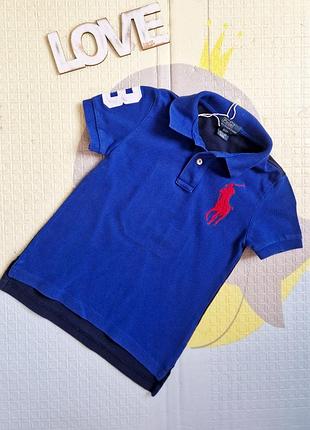 Футболка polo by ralph lauren хлопчик 3-4 р поло майка