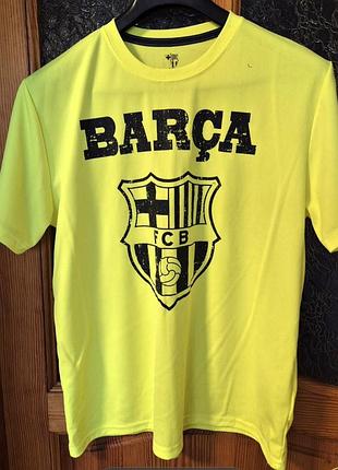 Яркая спортивная футболка fc barcelona (барса) • размер l