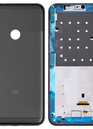 Корпус xiaomi mi a2 lite, redmi 6 pro черный